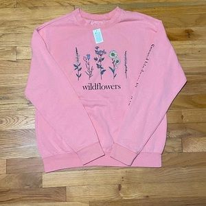 Wildflowers Pink Sweater